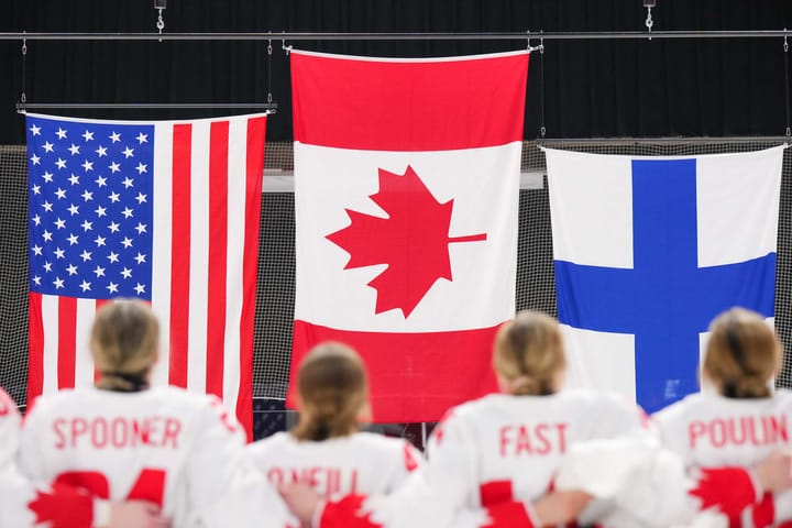 Canada win gold at the 2024 Women's Worlds (Photo via IIHF)