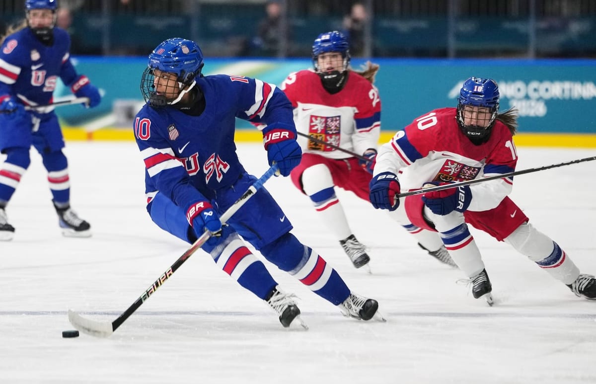 USA Opens 2026 Olympic Campaign with 5‑1 Win Over Czechia, Historic First Point for Laila Edwards