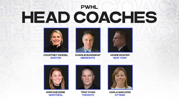 PWHL Announces Head Coaches For Each Team